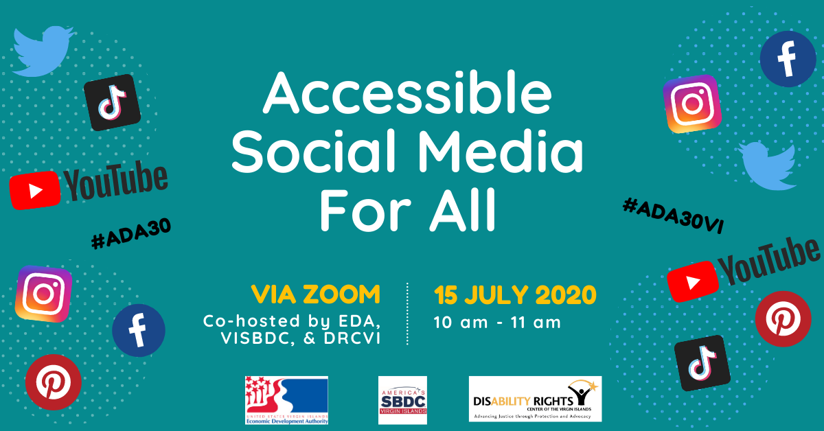 inar Celebrating the ADA Accessible Social Media For All United